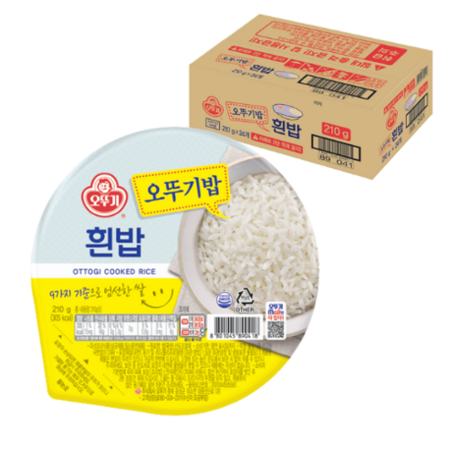 오뚜기 맛있는 오뚜기밥, 210g, 24개 유행 아이템